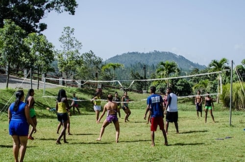 grass volleyball
