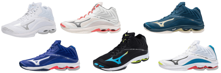 Mizuno Women's Wave Lightning Z6 Mid Volleyball Shoes
