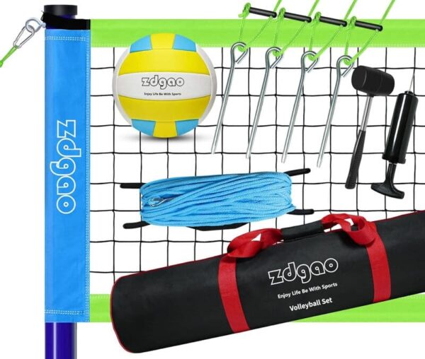zdgao Outdoor Volleyball Net Set